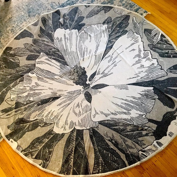 Urban Outfitters Floral Rug - Picture 1 of 8